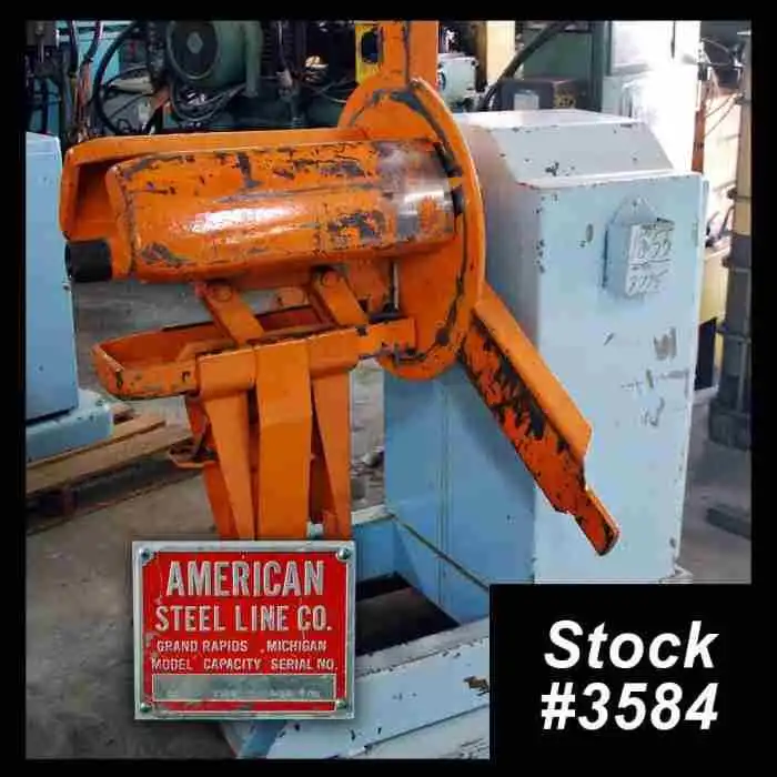 Used AMERICAN STEEL LINE 60 Centering Reels Ohio US | Universal Tube & Rollform Equipment Company #280138