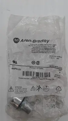 Used ALLEN-BRADLEY ALLEN-BRADLEY ILLUMINATED GUARDED PUSH BUTTON 800FM-LG3 Misc Electrical & Power Parts | ND Industrial Surplus #1212098