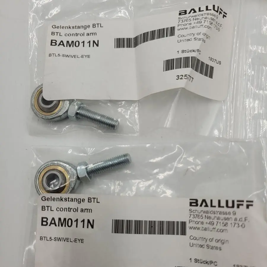 USED BALLUFF BALLUFF BAM011N SWIVEL EYE FOR LINEAR TRANSDUCER, ALUMINUM/STEEL, BTL5 SERIES *NEW IN OEM PACKAGING*