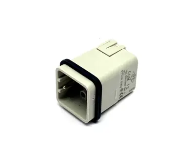 CQM-12,CQM 12 | ILME CQM 12 Male Crimp Connector Insert 12 Pole + PE, 10A, Mencom CQM-12 7-PK - New – Open box