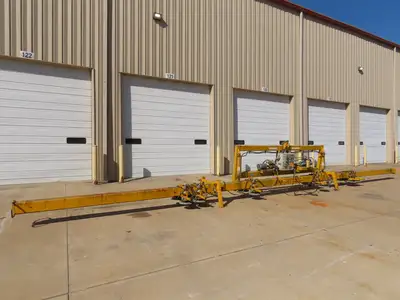 Anver Vac-Pack VPE-24 Vacuum Lifter with Powered Tilt 10'x 53' 1500 Lb 45' 4"OAL
