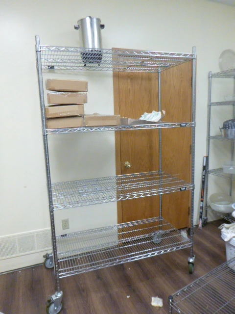 U-Line 4-Tire Wire Shelving