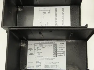 Microwave Sensors D7W-1A Door Opener Motion Sensor 12/24VDC NO-NC Lot of 3
