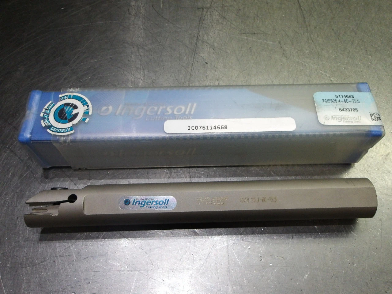 Ingersoll 1.036" Coolant Thru Grooving/Boring Bar TGIFR25.4-6C-T5.5 (LOC2613A)