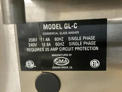 USED CMA DISHMACHINES GL-C