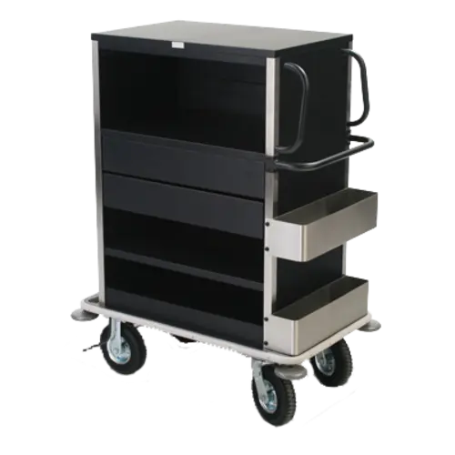 Forbes Industries Housekeeping Cart w/ (3) Shelves - 40"L x 24"W x 52 1/4"H, Plastic (2281)