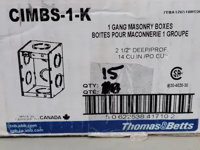 NEW THOMAS & BETTS CIMBS-1-K