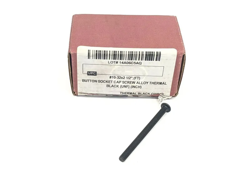 Used BRIGHTON BEST BUTTON SOCKET CAP SCREW ALLOY #10-32 X 2-1/2" Nuts & Screws | Maverick Industrial Sales #1112073