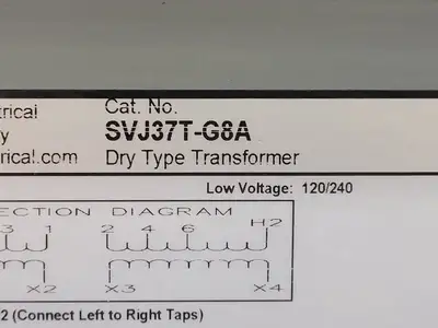 Used BEAVER SVJ37T-G8A Transformers British Columbia CA | Lenmark #266027