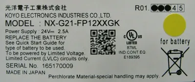 NEW KOYO ELECTRONICS NX-G21-FP12XXGK DISPLAY UNIT NXG21-FP12XXGK TYZ-6963