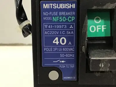 USED MITSUBISHI NF50-CP-40 & SWITCH