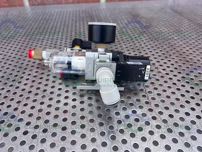 USED SMC AW2000-02 FILTER REGULATOR  W/ SMC VHS2000