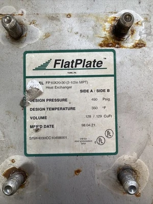 USED FLATPLATE FP10X20-30