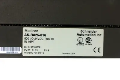 USED SCHNEIDER AUTOMATION AS-B825-016