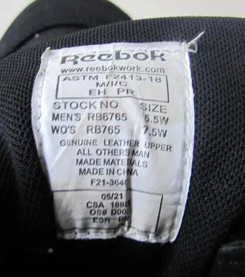 Reebok Steel Toe Waterproof Work Boots Size 5.5 Men 7.5 Woman USA