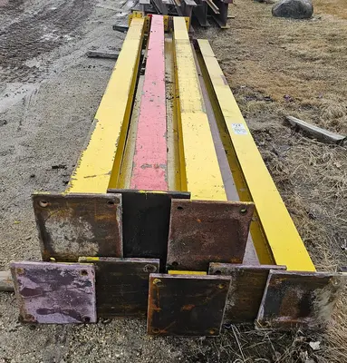 USED 1999 USECO INDUSTRIES 3 TON DOUBLE BRIDGE OVERHEAD CRANE