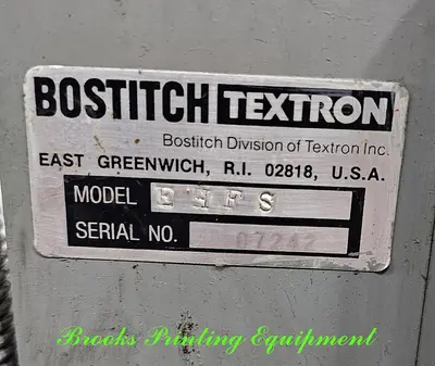 USED BOSTITCH EHFS
