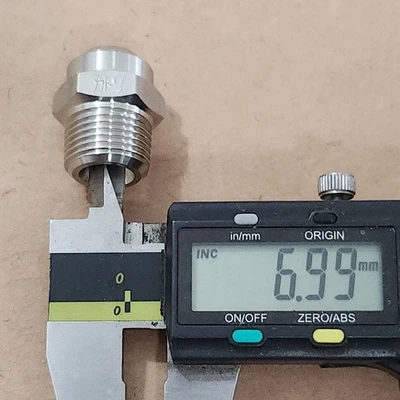 *NEW SURPLUS* [21] K-9 Stainless Steel Nozzle Brand ?? Flat Spray + Warranty!