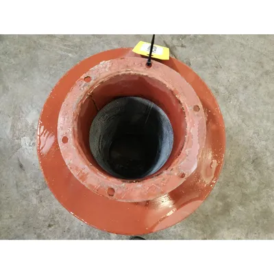 Used 8" Dia. Inline Chamber Absorptive Blower Silencer