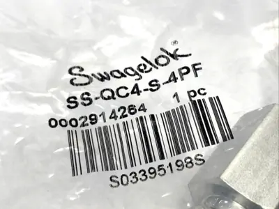 New | in-Stock Swagelok SS-QC4-S-4PF Valves/Fittings Michigan US | Maverick Industrial Sales #1518281