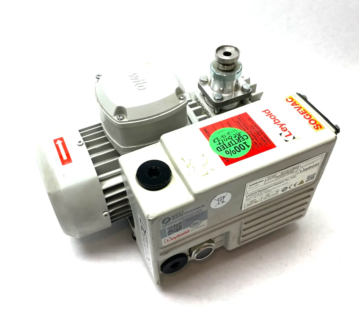 USED LEYBOLD SOGEVAC ROTARY VANE VACUUM PUMP