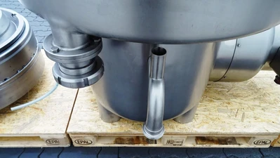 Westfalia SAMM 20006 CIP milk separator, 316SS.