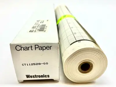 New | in-Stock Westronics Strip Chart Paper 12-3/8" x 100 FT Roll -300-600 D Miscellaneous Printing & Paper Equipment Michigan US | Maverick Industrial Sales #1487474