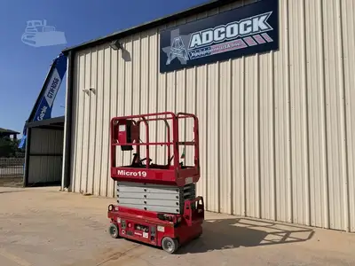 Used 2018 MEC MICRO 19 Scissor Lifters Texas US | Adcock Equipment USA #1519584
