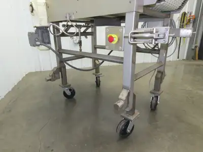 Hosokawa FA420KST 29"x 51"L Food Process Spreader Fanning Conveyor 3PH Adj Speed