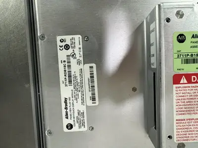 Allen-Bradley 2711P-B15C4D2 Panelview Plus 1500 w/ 2711P-RP2 Logic Module @2.5.5
