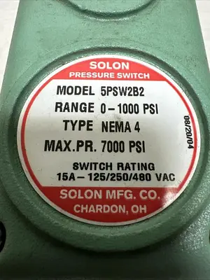 New | in-Stock SOLON 5PSW2B2 Miscellaneous Equipment (Electrical & Power) | Surplus Asset Holdings #1197948