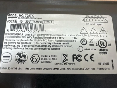 Red Lion 708TX PLC Processors | Fram Fram LLC (14)