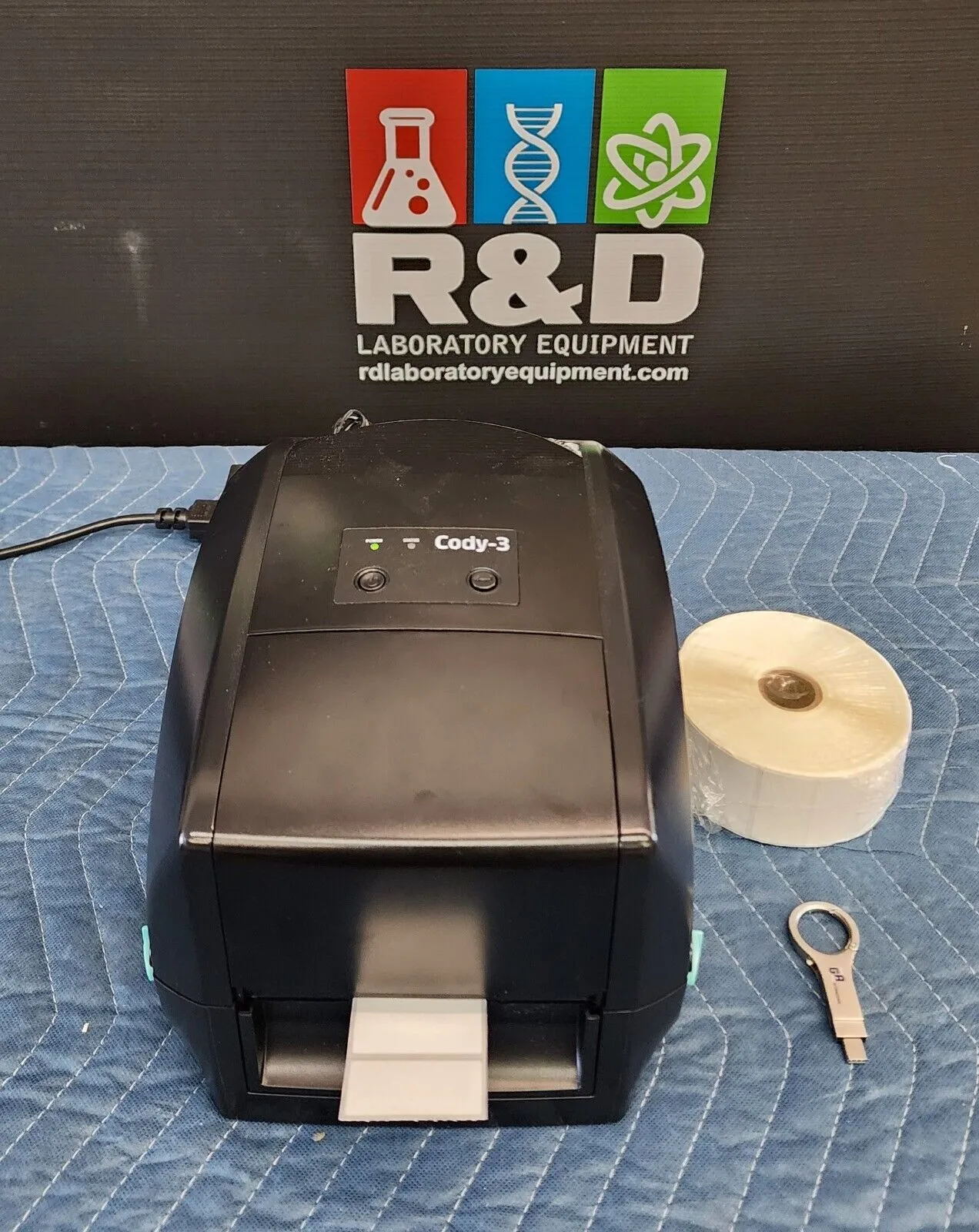 GA international Cody 3 Thermal Label Printer w/ Software. Ribbon & Labels DC24v