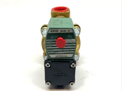 New | in-Stock ASCO RedHat Valve 3/4" NPT NC Brass 120/60 110/50 Solenoid Valves Michigan US | Maverick Industrial Sales #1402167