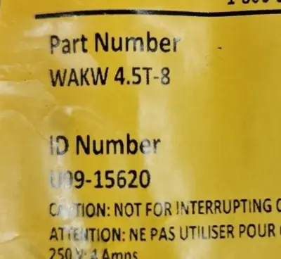 USED Turck WAKW 4.5T-8 U99-15620