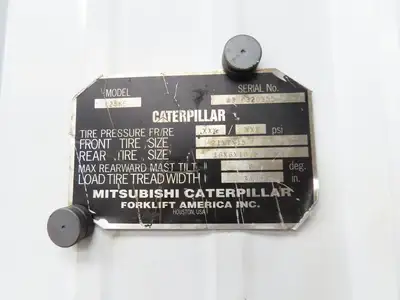 Caterpillar 94243-03080 Hydraulic Forklift Tilt Cylinder From EC25KE Forklift