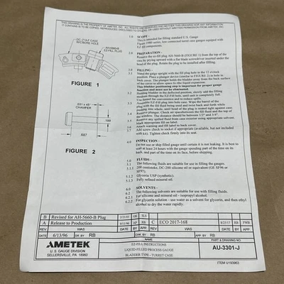 NEW AMETEK 170026XLG