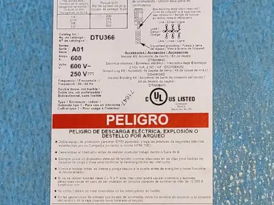 USED SQUARE D DTU366