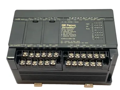 Used GE Fanuc VersaMax Micro PLC Relay Out 120VAC MISSING COVER PLC Processors Michigan US | Maverick Industrial Sales #1394928