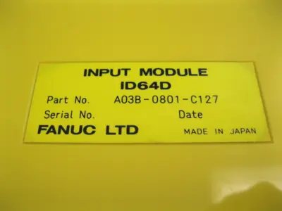 USED FANUC A03B-0801-C127
