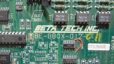Beta Tech Inc. BE-BBOX-012-011 Control Card 073196008 Used