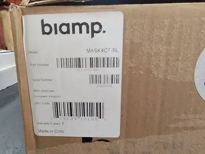 NEW BIAMP MASK4CT-BL