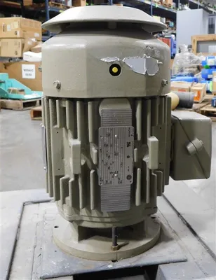 10 HP 3520 RPM GE Vertical Motor 5KS215XAE5721B L215LP10 Frame 460V EOK Rebuilt