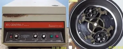 QTY. 1. IEC CENTRA 7 CENTRIFUGE MODEL: CENTRA-7 S/...