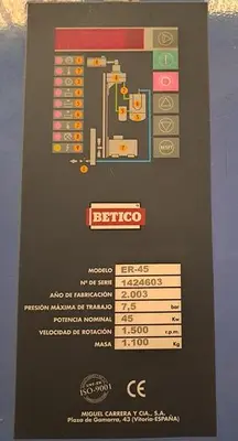 Betico ER-45 Compressor Air Plant | Perry Equipment (2)