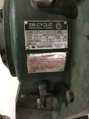 Sumitomo SM-Cyclo CHHJ416HY17 Industrial Gear Reducer Cycloidal Heavy Duty