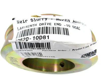 NEW WEIR SLURRY R062D-10D81 LABYRINTH DRIVE END 10 SEAL R062D10D81