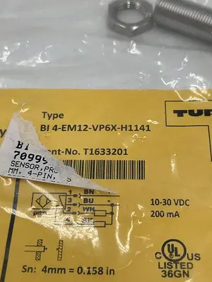 New | in-Stock TURCK TURCK BI-4-EM12-VP6X-H1141 Sensors | ND Industrial Surplus #1215331