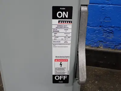 USED MURRAY ELECTRICAL PRODUCTS GH324N