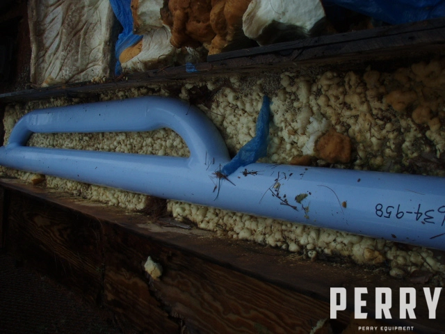 _UNKNOWN_ 143" long X 6.5" diameter X 16" span Glass Lined Parts | Perry Equipment